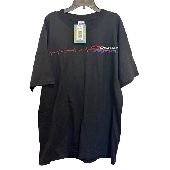 Vintage Chevrolet Racing Monte Carlo Gildan T-Shirt Men’s Size L Black Nascar De - Picture 2 of 7